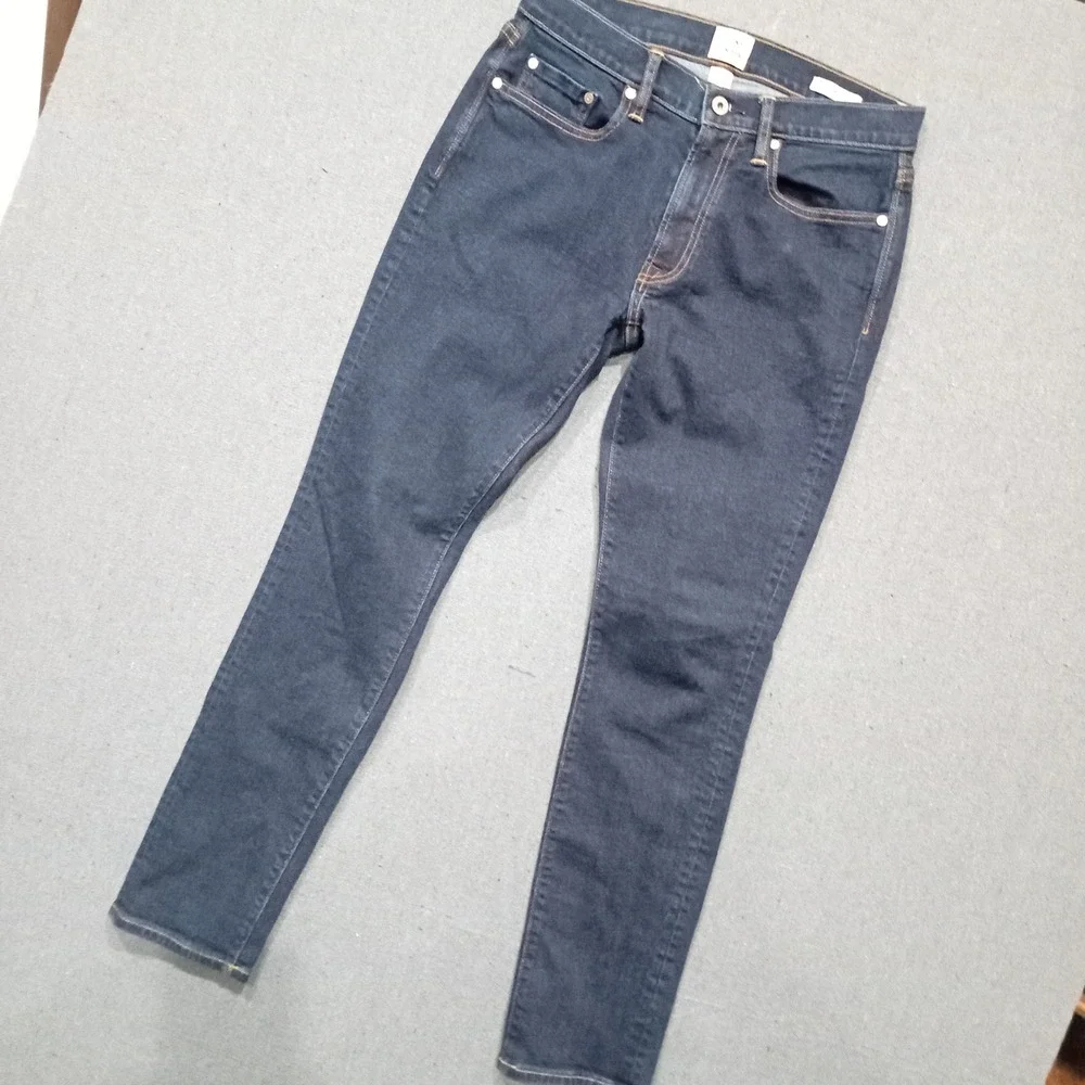 Flint and Tinder Slim Fit Jeans Mens 29x30 Dark Wash Indigo Denim Pants